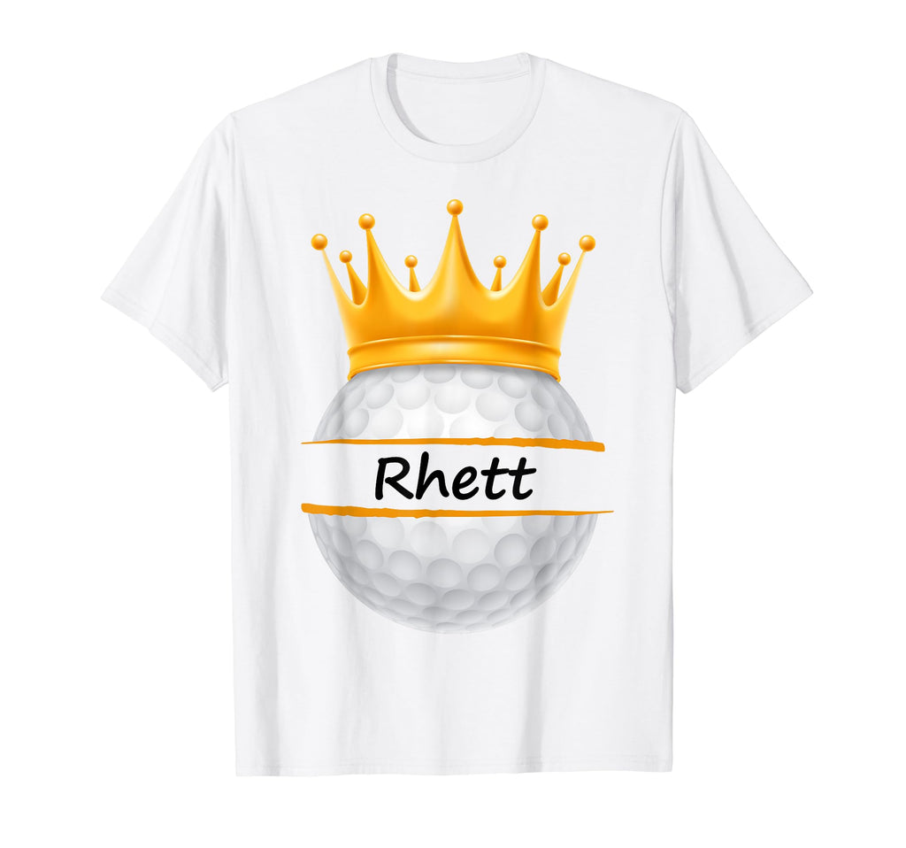 Novelty Golf Personalized Name Rhett T-Shirt - Custom Art Print Men Women - T-Shirt, Sweatshirt, Hoodie