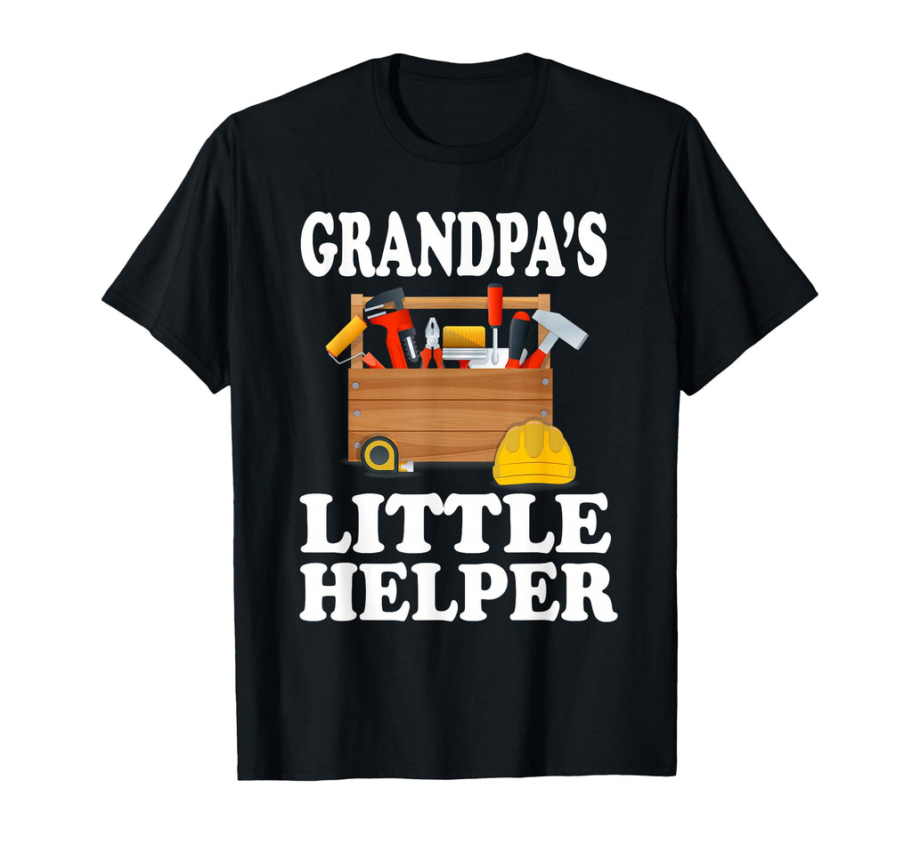 Grandpas Little Helper Grandson T-Shirt - Unique Graphic Unisex - T-Shirt, Sweatshirt, Hoodie