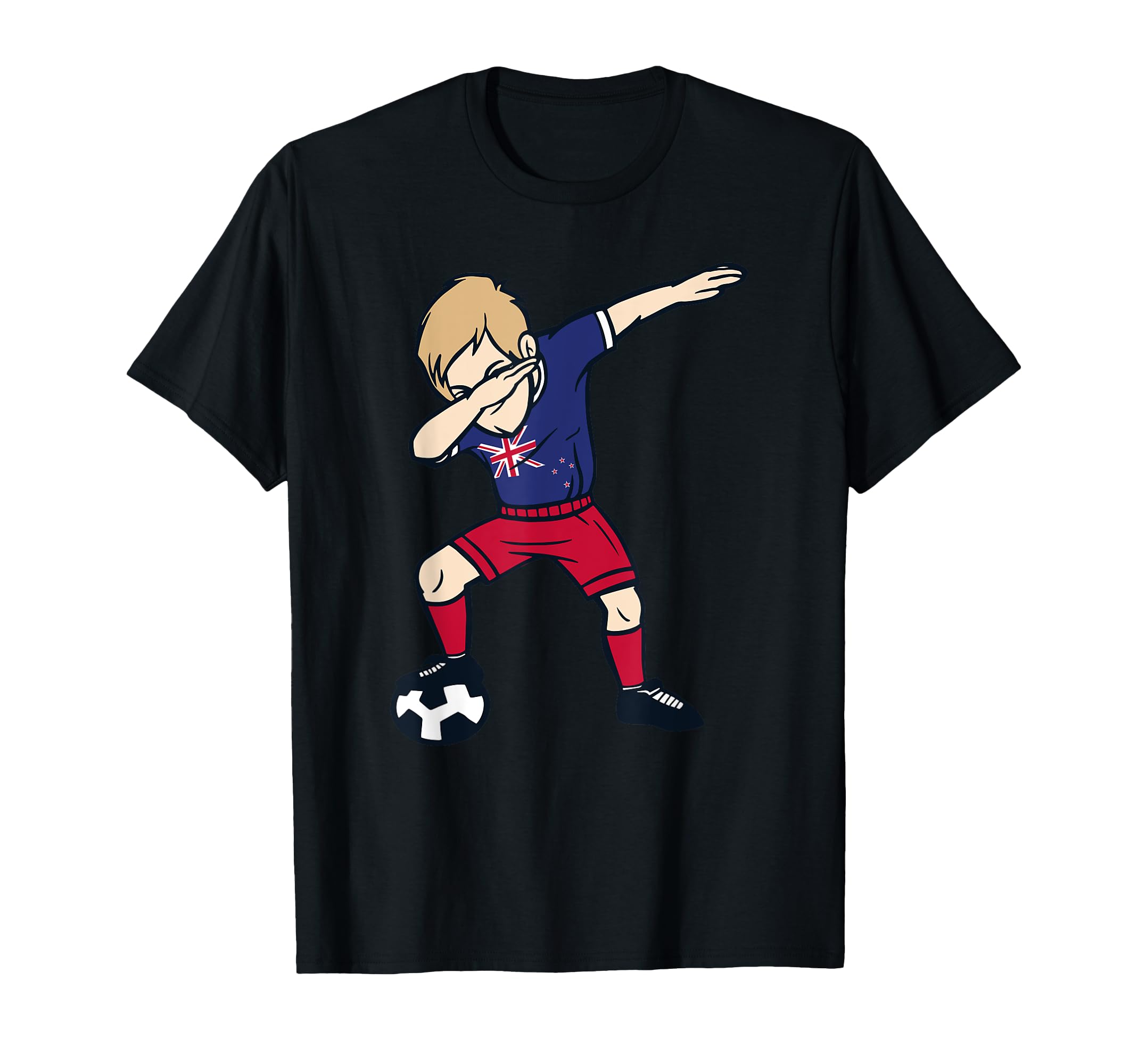 Dabbing Soccer New Zealand Jersey New T-Shirt - Trendy Graphic Unisex - T-Shirt, Sweatshirt, Hoodie