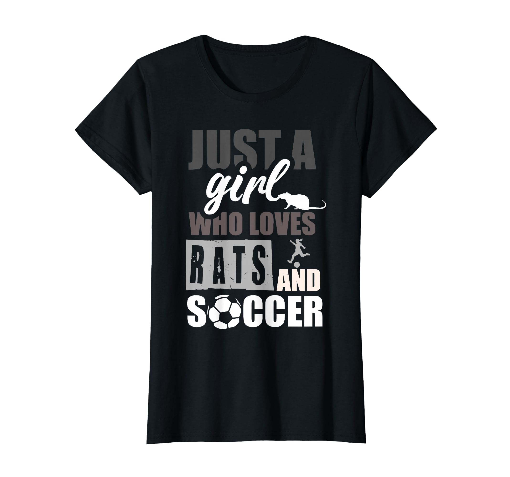 Just Who Loves Rats And Soccer T-Shirt - Aesthetic Graphic for Adults - T-Shirt, Sweatshirt, Hoodie