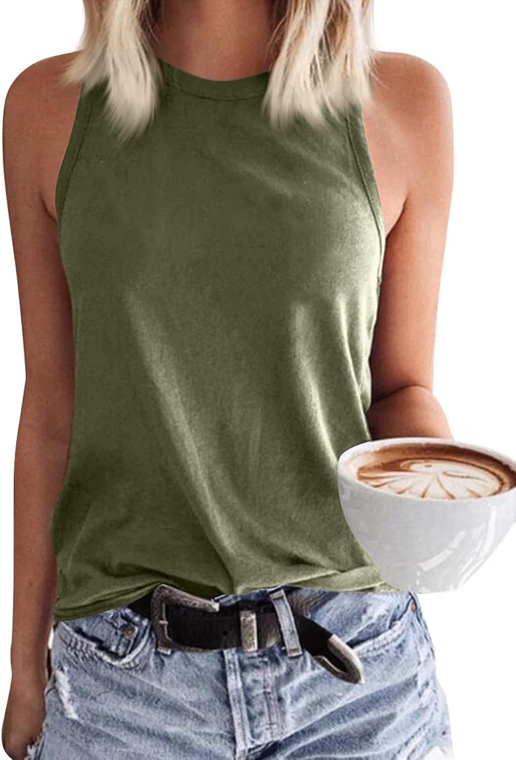 Women's Tank Tops Summer Basic Crewneck Sleeveless - Adult & Kids T-Shirts, Sweatshirts & Hoodies apparel design preview 1
