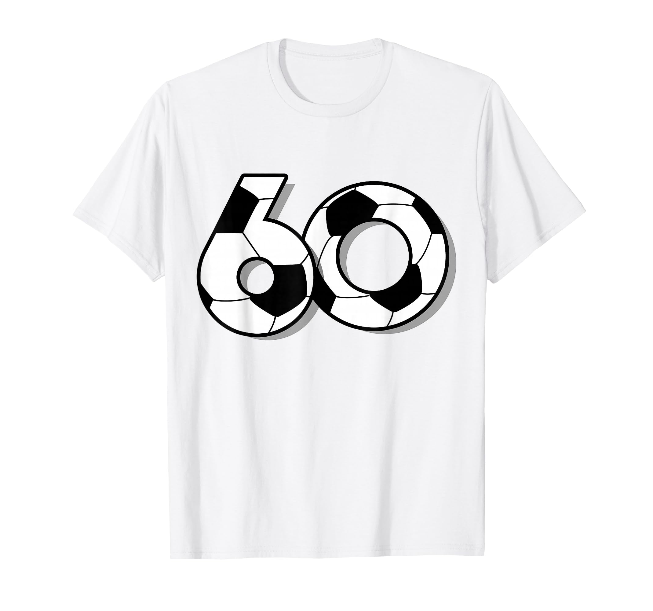 Sixtieth Birthday Party 60Th Soccer T-Shirt - Custom Art Print for Adults - T-Shirt, Sweatshirt, Hoodie