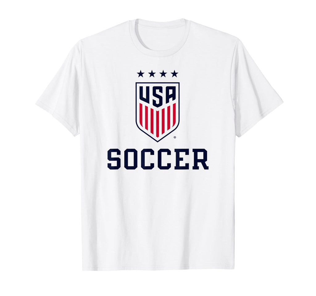 United States Soccer Icon White Uswnt T-Shirt - Streetwear Style Unisex - T-Shirt, Sweatshirt, Hoodie
