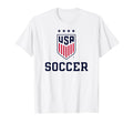United States Soccer Icon White Uswnt T-Shirt - Streetwear Style Unisex - T-Shirt, Sweatshirt, Hoodie