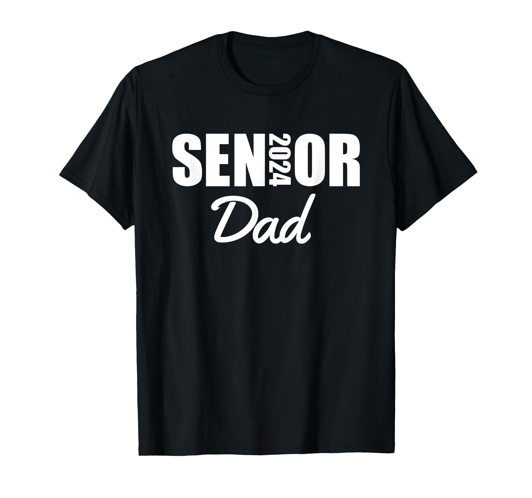 2024 Senior Dad Class 2024 Parent Proud T-Shirt - Minimalist Print Unisex - T-Shirt, Sweatshirt, Hoodie