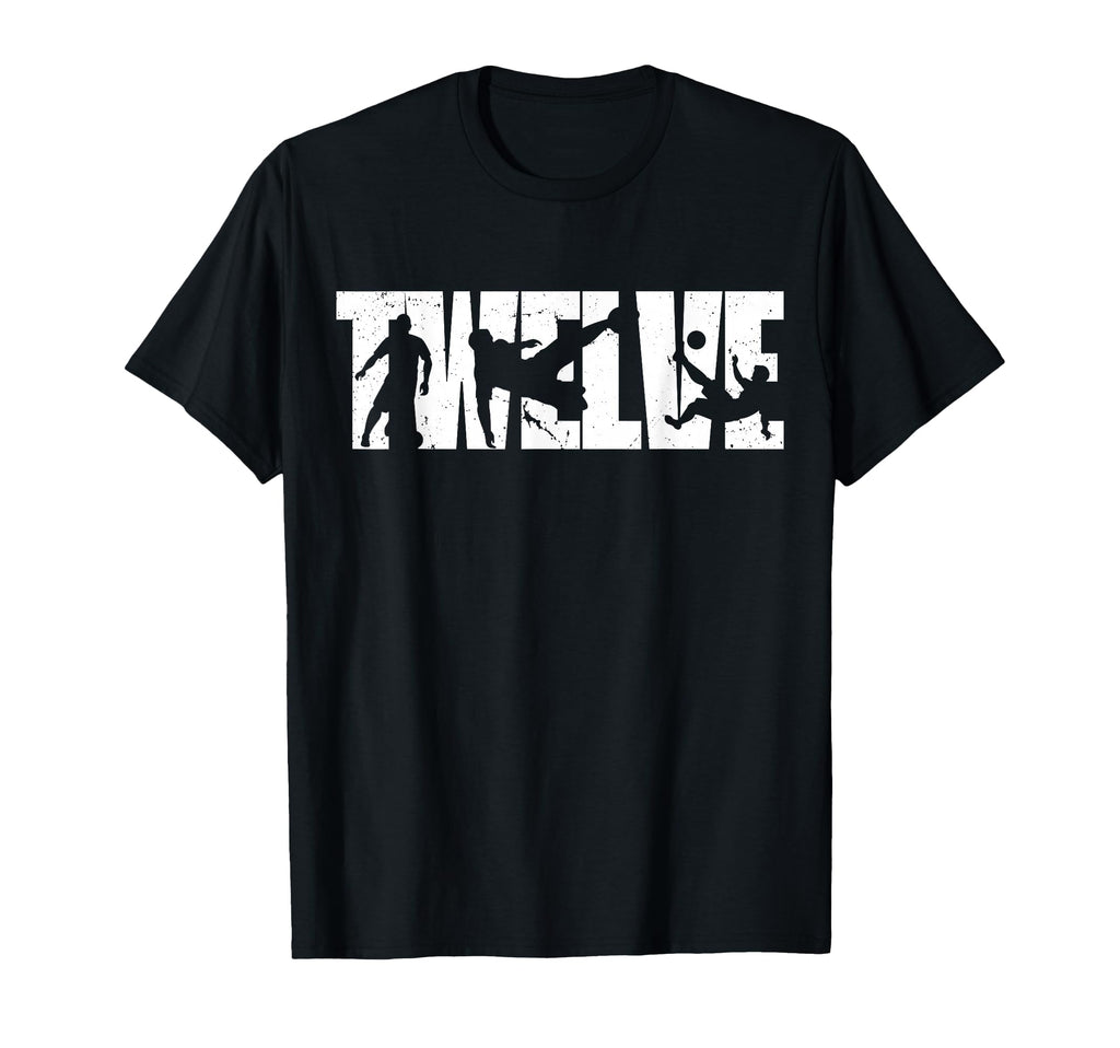 12Th Birthday Soccer 12 Years Old T-Shirt - Fun Novelty Design Men Women - T-Shirt, Sweatshirt, Hoodie