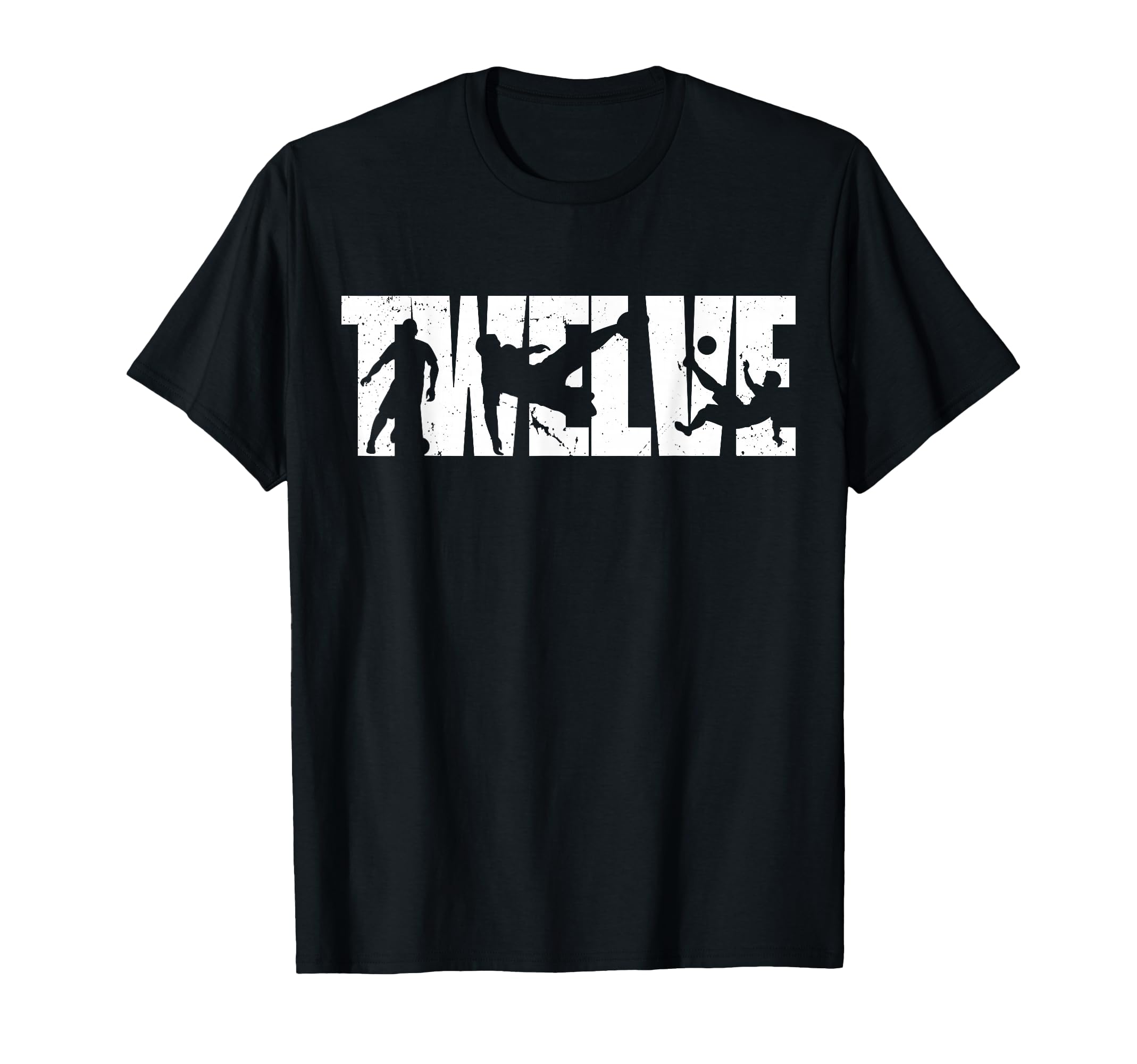 12Th Birthday Soccer 12 Years Old T-Shirt - Fun Novelty Design Men Women - T-Shirt, Sweatshirt, Hoodie
