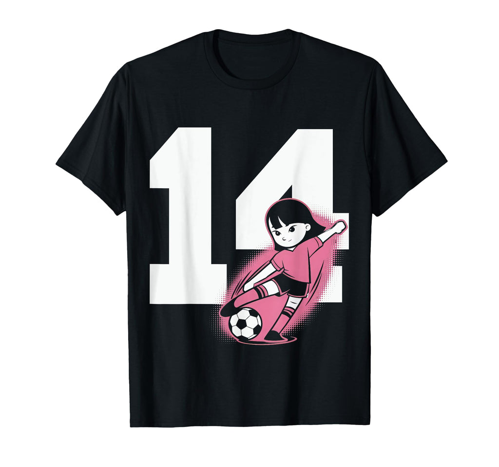14 Soccer Birthday Gift Soccer T-Shirt - Casual Everyday Wear for Adults - T-Shirt, Sweatshirt, Hoodie