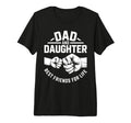 Father And Daughter Best Friends T-Shirt - Custom Art Print for Adults - T-Shirt, Sweatshirt, Hoodie