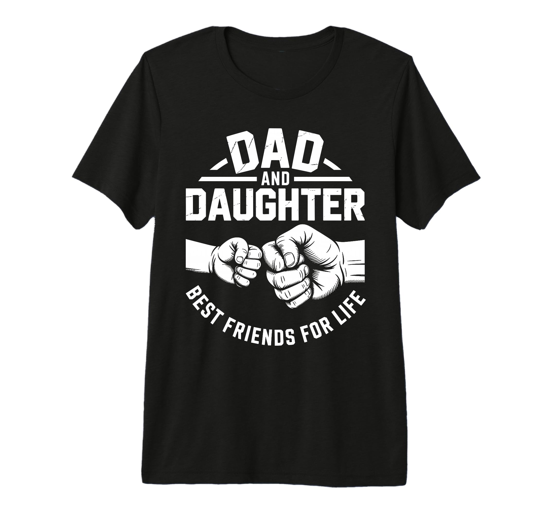 Father And Daughter Best Friends T-Shirt - Custom Art Print for Adults - T-Shirt, Sweatshirt, Hoodie
