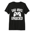 Mens Dad Level Unlocked Fathers Day Funny T-Shirt - Novelty Apparel Unisex - T-Shirt, Sweatshirt, Hoodie