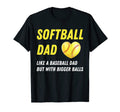 Mens Softball Dad Like Baseball Dad T-Shirt - Trendy Graphic for Adults - T-Shirt, Sweatshirt, Hoodie