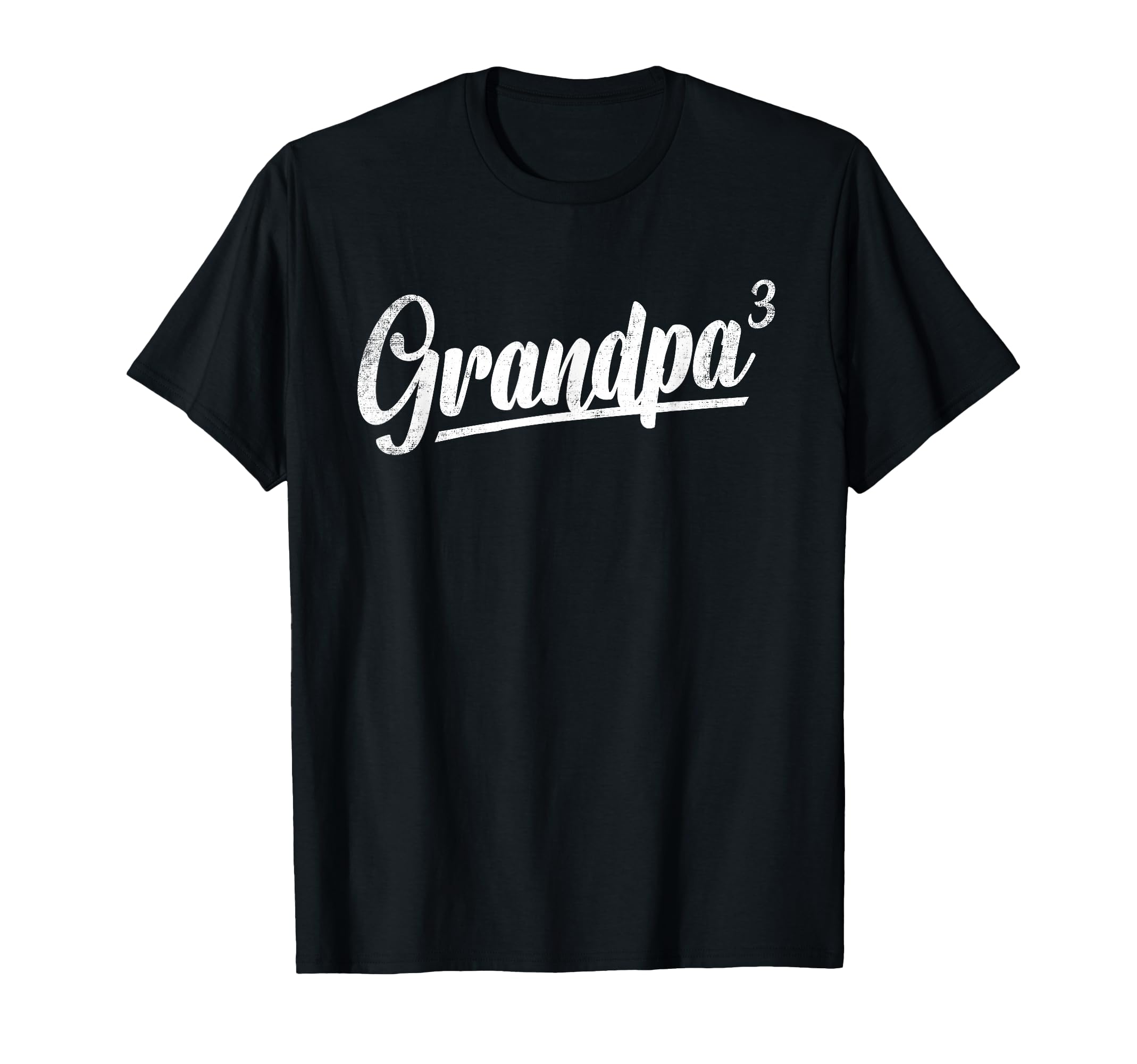 Grandpa 3 Three 3 Cubed 3 Grandkid T-Shirt - Trendy Graphic Men Women - T-Shirt, Sweatshirt, Hoodie