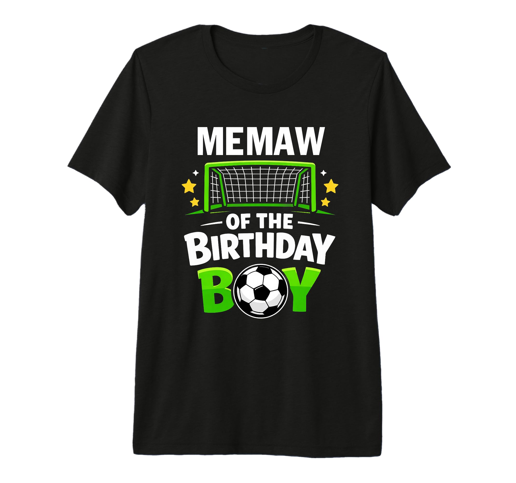 Memaw Birthday Soccer Ball Family T-Shirt - Aesthetic Graphic Men Women - T-Shirt, Sweatshirt, Hoodie