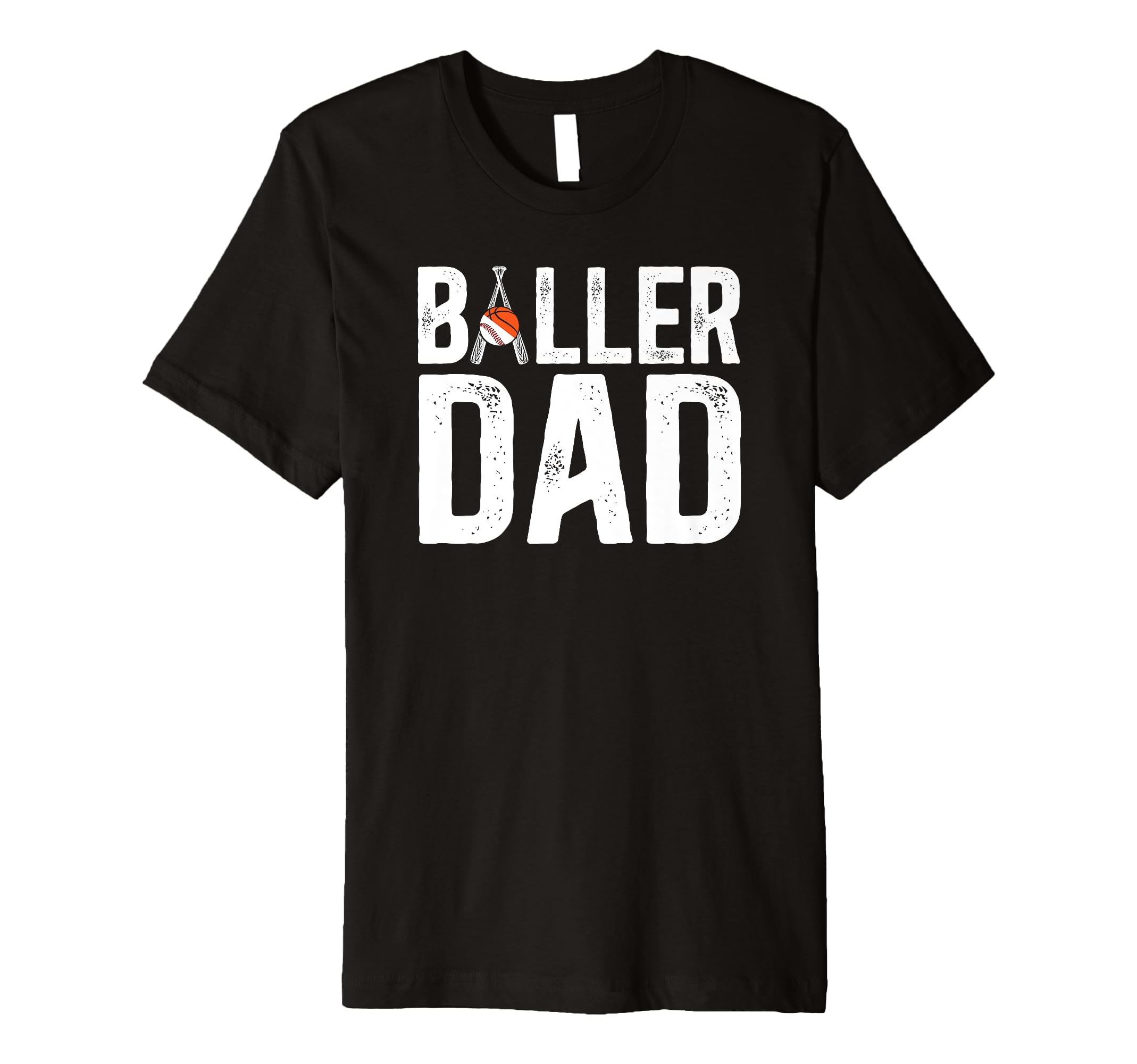 Mens Baller Dad Proud Baseball T-Shirt - Streetwear Style Unisex - T-Shirt, Sweatshirt, Hoodie