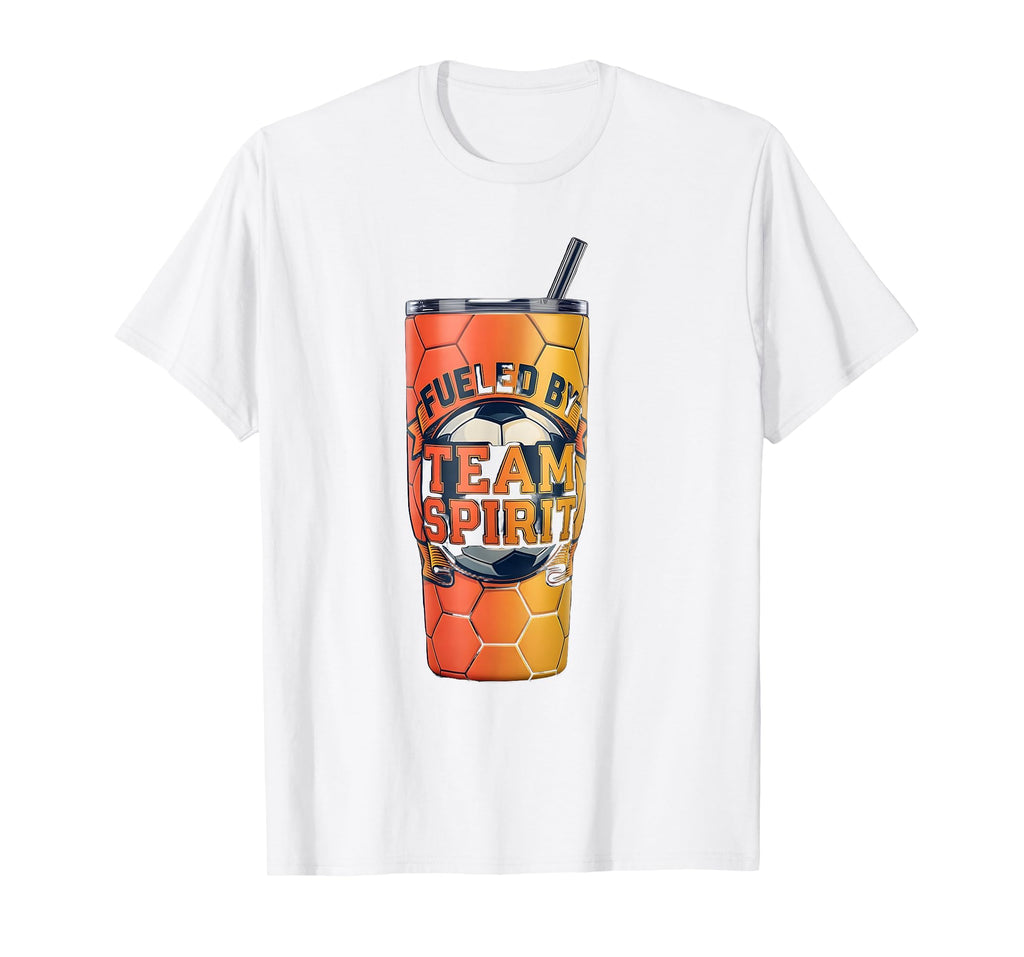 Fueled Team Spirit Soccer Mom T-Shirt - Minimalist Print Unisex - T-Shirt, Sweatshirt, Hoodie