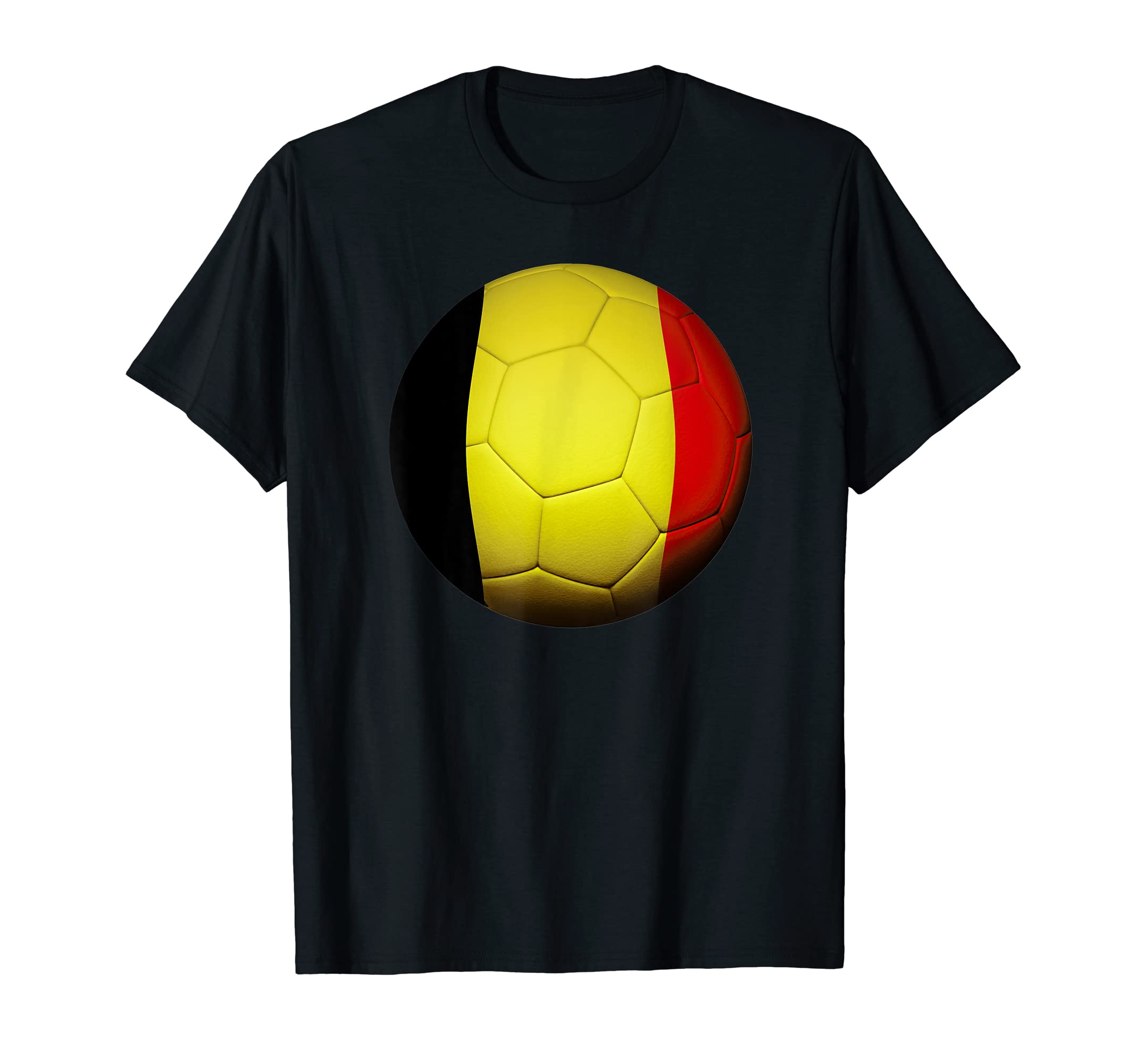 Belgian Flag Football Belgium T-Shirt - Casual Everyday Wear for Adults - T-Shirt, Sweatshirt, Hoodie