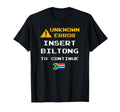 Insert Biltong Funny Error South T-Shirt - Unique Graphic for Adults - T-Shirt, Sweatshirt, Hoodie
