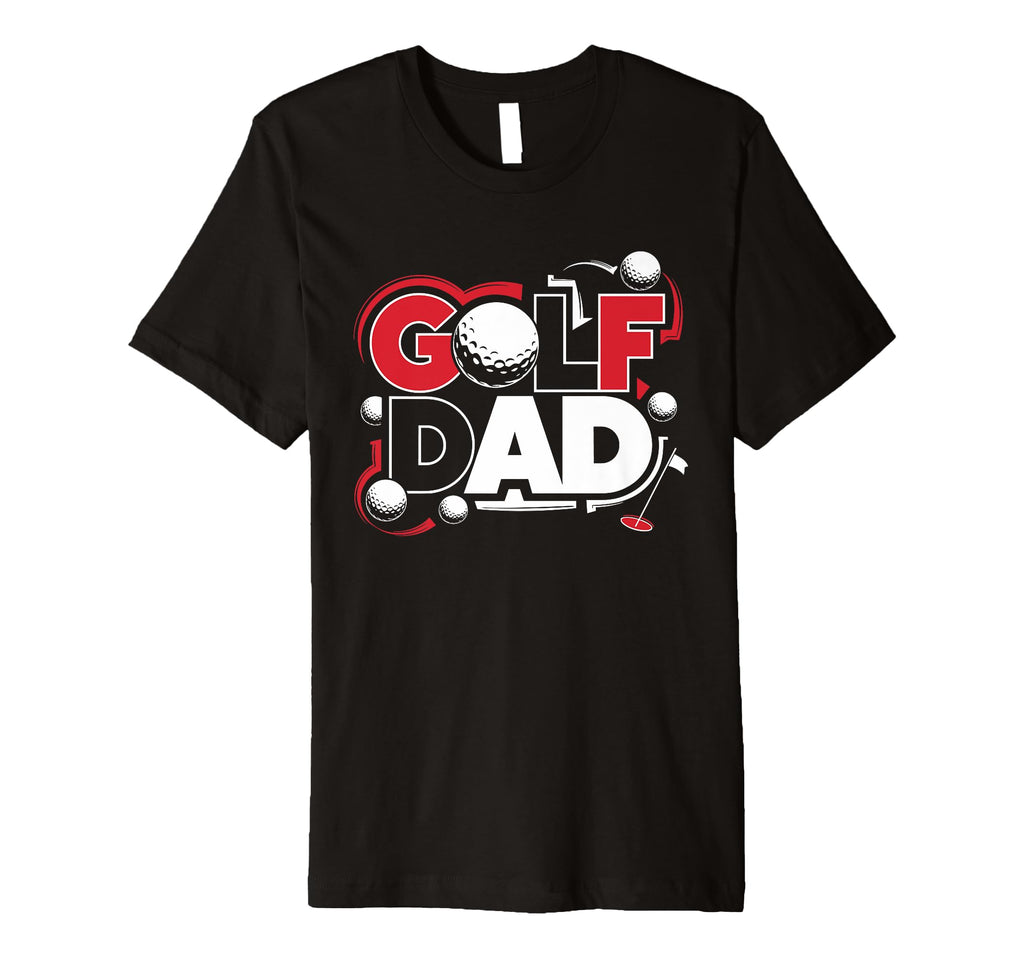 Mens Golfer Dad Golf Dad Golf Player T-Shirt - Minimalist Print Men Women - T-Shirt, Sweatshirt, Hoodie