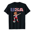 Dabbing Soccer America Soccer Fans T-Shirt - Minimalist Print Unisex - T-Shirt, Sweatshirt, Hoodie