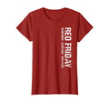 Fridays We Wear Red Soldiers Veterans T-Shirt - Aesthetic Graphic Unisex - T-Shirt, Sweatshirt, Hoodie