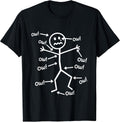 Funny Ow Saying Body Pain Character Humor Sarcastic - Adult & Kids T-Shirts, Sweatshirts & Hoodies apparel design preview 1