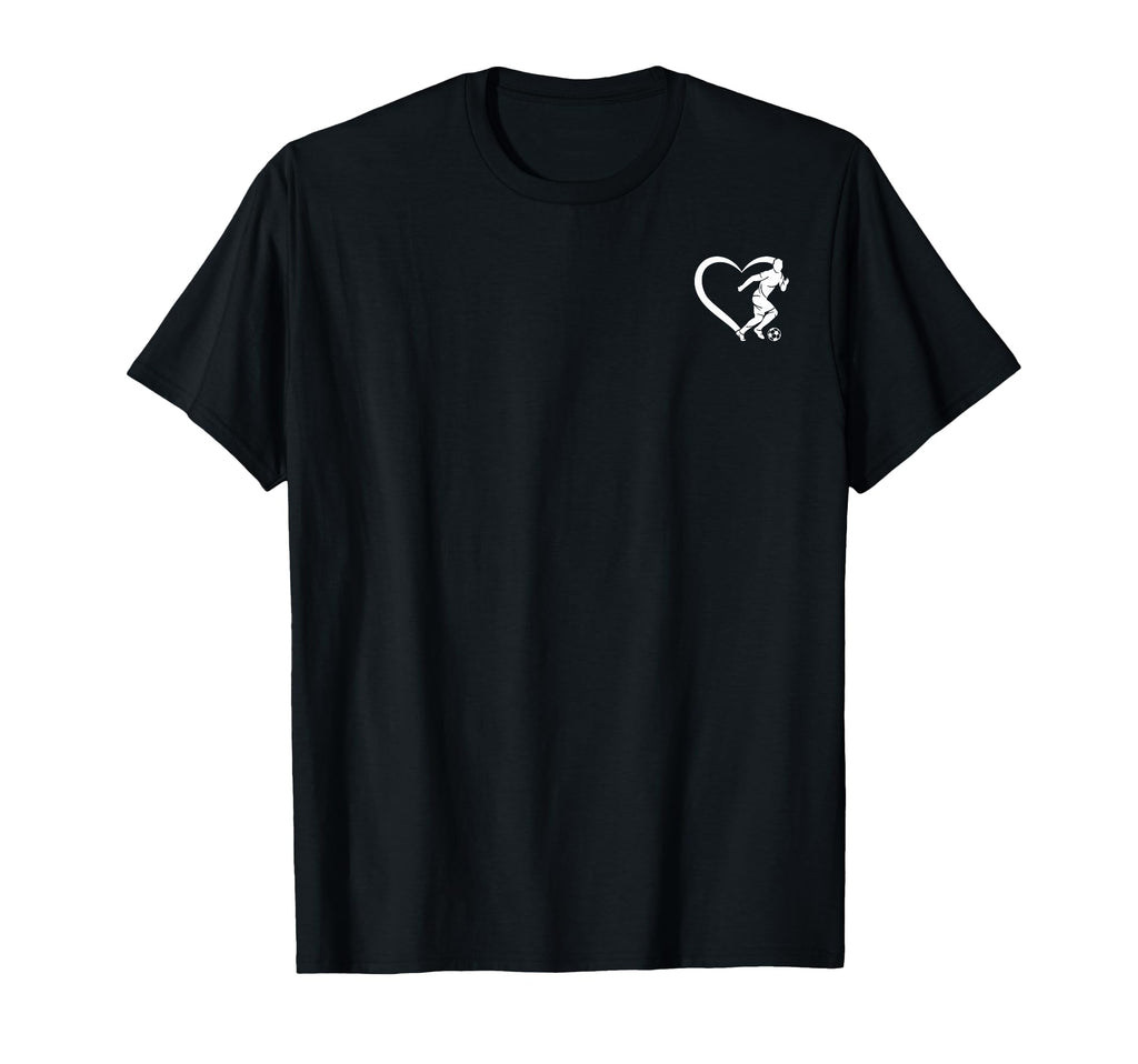 Soccer Player Soccer Heart Soccer T-Shirt - Aesthetic Graphic Men Women - T-Shirt, Sweatshirt, Hoodie