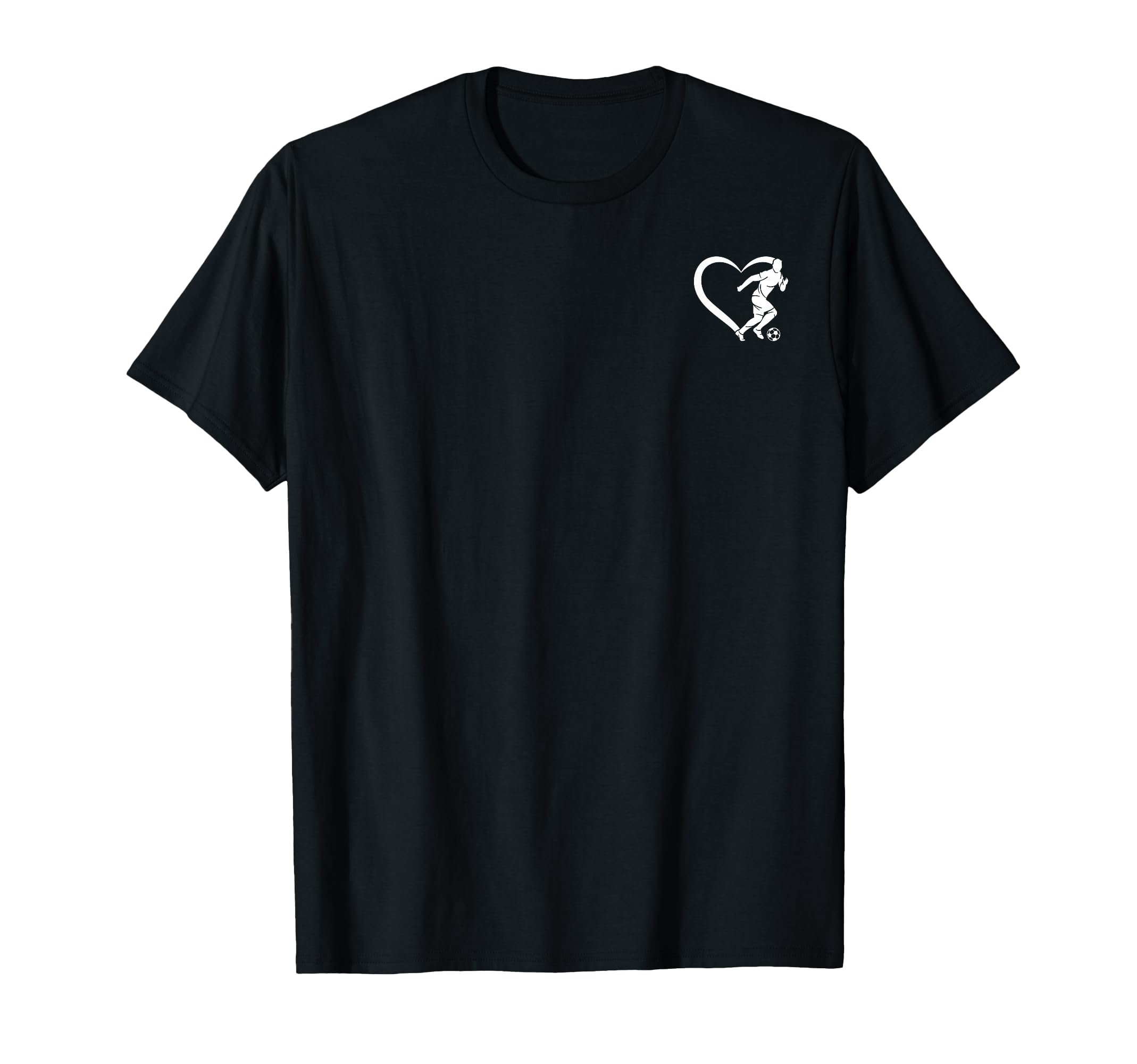Soccer Player Soccer Heart Soccer T-Shirt - Aesthetic Graphic Men Women - T-Shirt, Sweatshirt, Hoodie