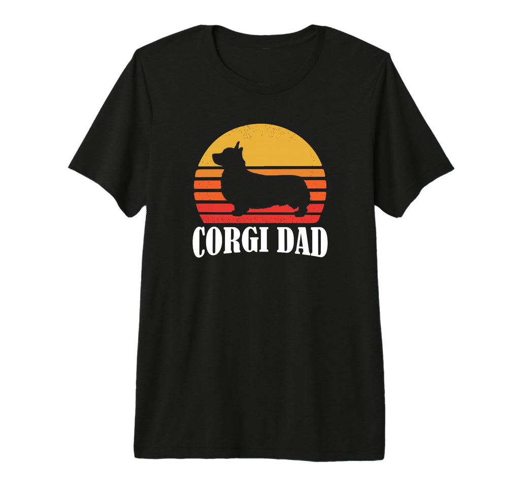 70S Sunset Pembroke Welsh Corgi Dog T-Shirt - Unique Graphic for Adults - T-Shirt, Sweatshirt, Hoodie