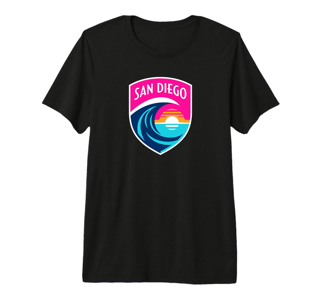 Nwsl San Diego Wave Fc Logo Tri Blend T-Shirt - Streetwear Style Men Women - T-Shirt, Sweatshirt, Hoodie