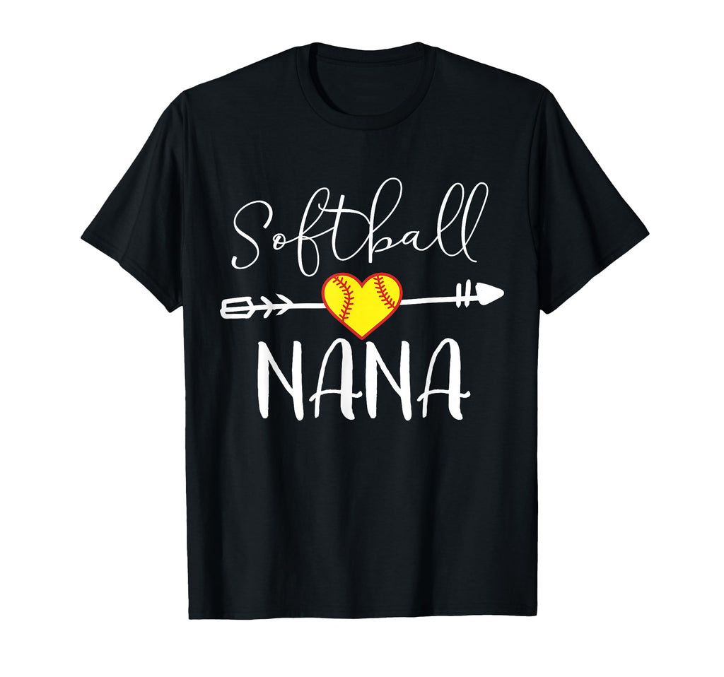 Softball Nana T-Shirt - Minimalist Print Men Women - T-Shirt, Sweatshirt, Hoodie