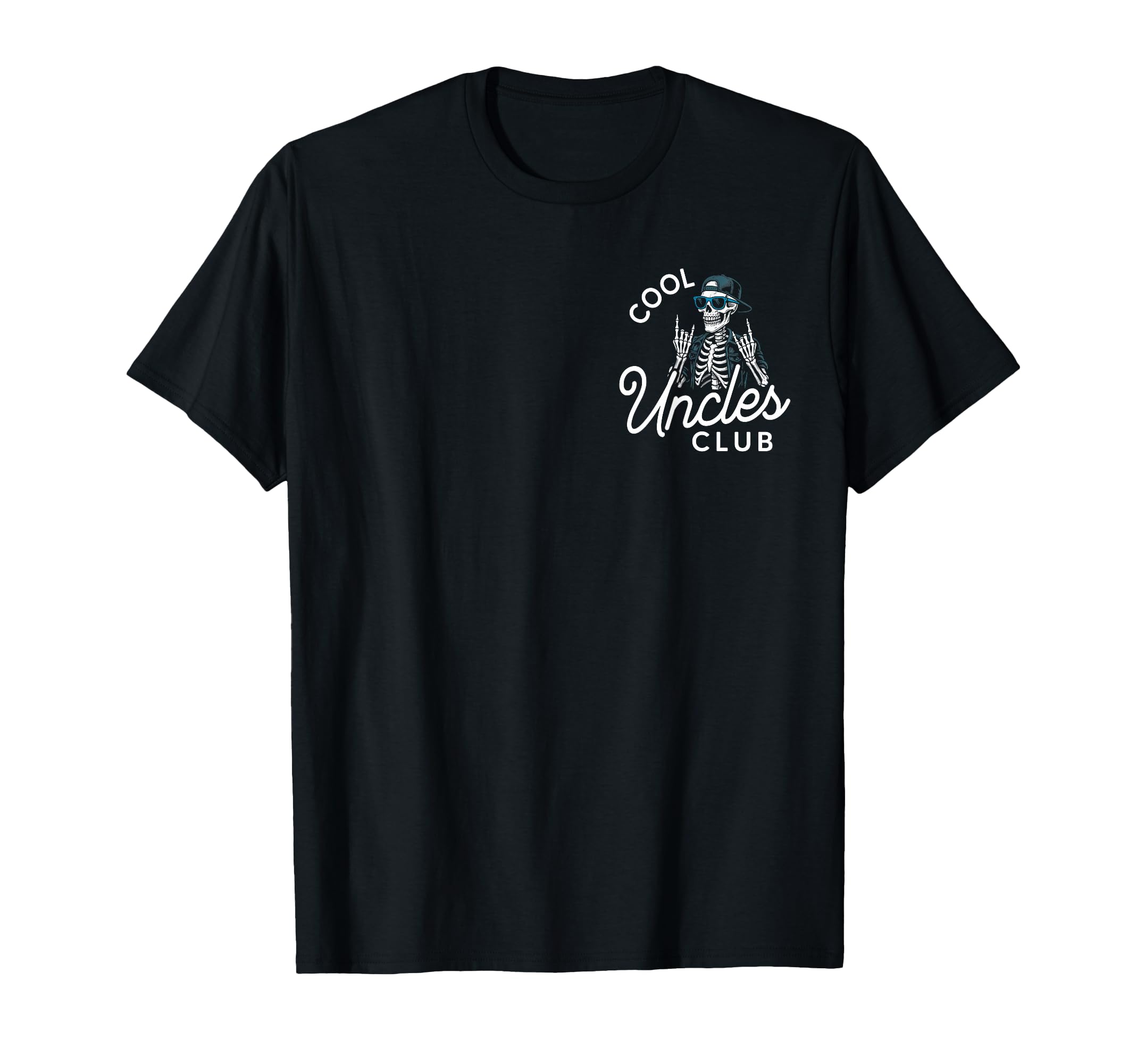 Uncles Club Funny Skeleton Uncle T-Shirt - Fun Novelty Design Men Women - T-Shirt, Sweatshirt, Hoodie