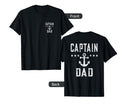 2 Sided Mens Captain Dad Lake T-Shirt - Aesthetic Graphic Men Women - T-Shirt, Sweatshirt, Hoodie