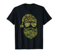 Santa Face Camouflage Camo T-Shirt - Unique Graphic for Adults - T-Shirt, Sweatshirt, Hoodie