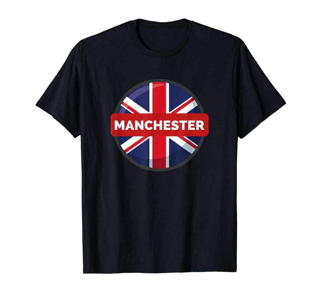 Manchester Uk Flag United Kingdom T-Shirt - Minimalist Print Unisex - T-Shirt, Sweatshirt, Hoodie