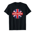 Manchester Uk Flag United Kingdom T-Shirt - Minimalist Print Unisex - T-Shirt, Sweatshirt, Hoodie