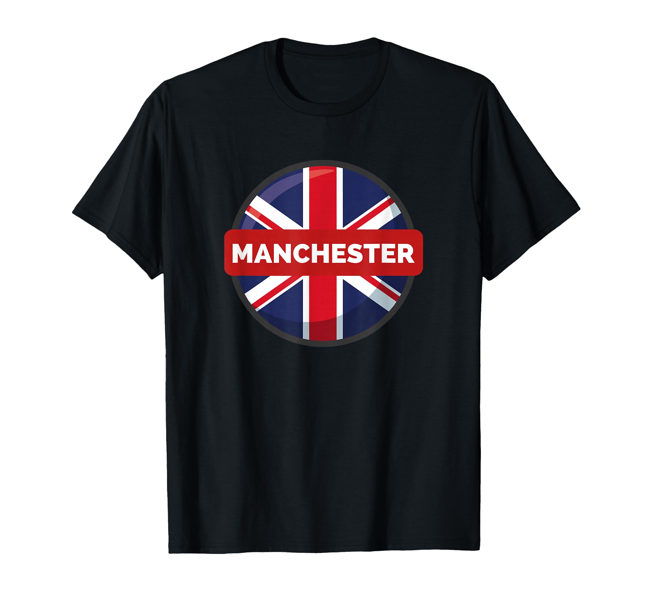 Manchester Uk Flag United Kingdom T-Shirt - Minimalist Print Unisex - T-Shirt, Sweatshirt, Hoodie