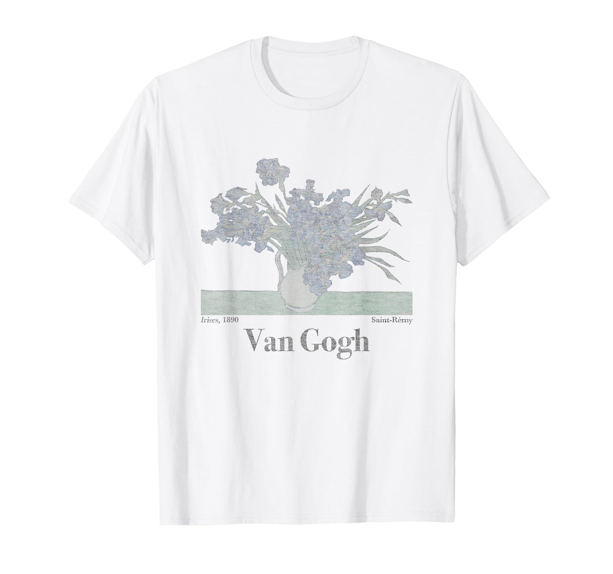 Van Gogh Fine Art Iris T-Shirt - Minimalist Print Unisex - T-Shirt, Sweatshirt, Hoodie