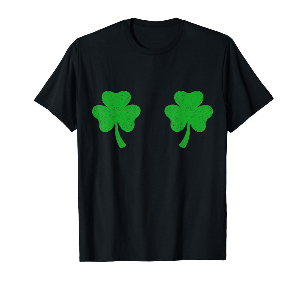 Shamrock Boobs Irish Boobies St Patricks Day T-Shirt - Graphic Print Unisex - T-Shirt, Sweatshirt, Hoodie