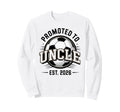 Promoted To Uncle Est 2026 Soccer Sweatshirt - Graphic Print Men Women - T-Shirt, Sweatshirt, Hoodie