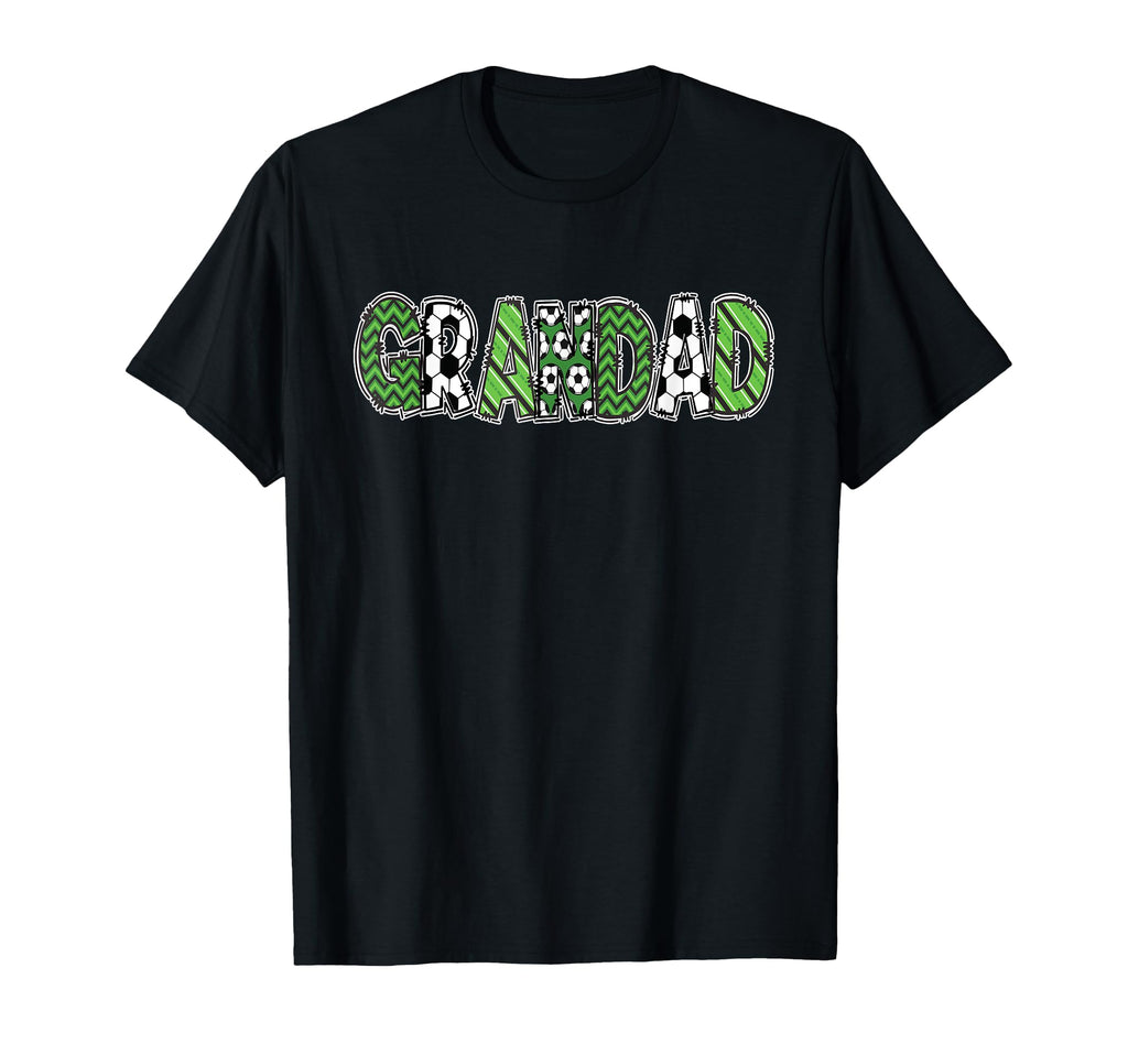 Soccer Grandpa Grandad Birthday Party T-Shirt - Graphic Print for Adults - T-Shirt, Sweatshirt, Hoodie