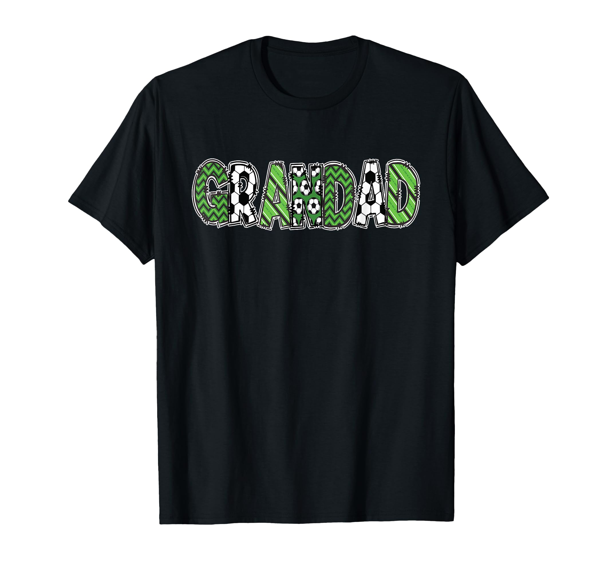 Soccer Grandpa Grandad Birthday Party T-Shirt - Graphic Print for Adults - T-Shirt, Sweatshirt, Hoodie