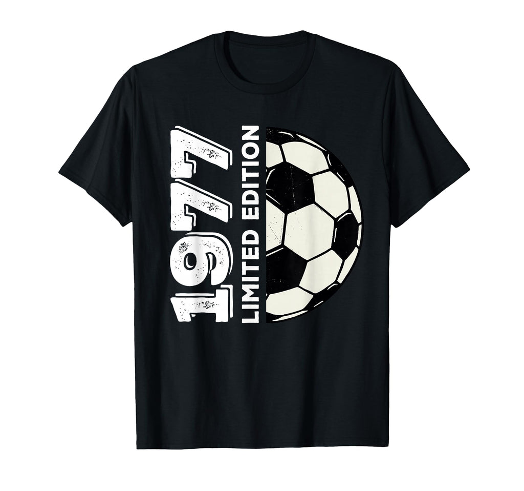 1977 48Th Birthday Soccer Lovers T-Shirt - Fun Novelty Design Unisex - T-Shirt, Sweatshirt, Hoodie