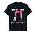 Every Has Two Sides Cleats High Heels T-Shirt - Unique Graphic Men Women - T-Shirt, Sweatshirt, Hoodie