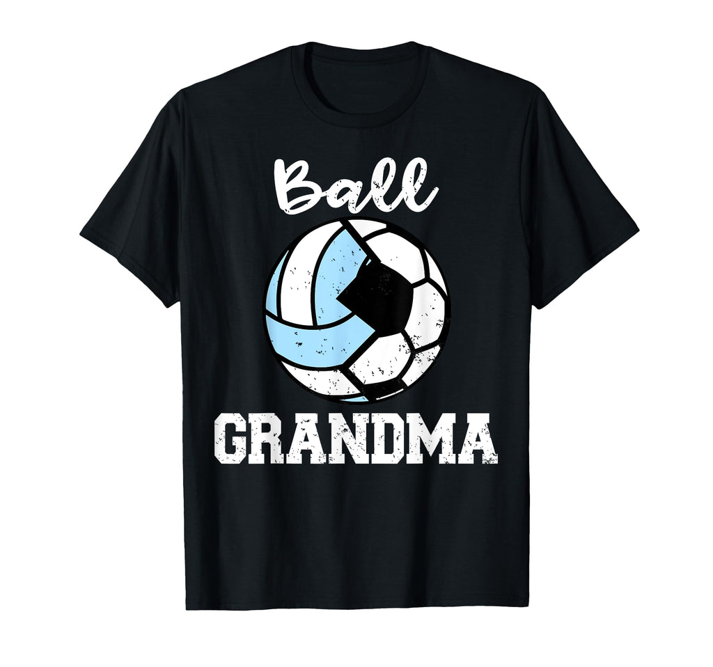 Ball Grandma Funny Soccer Volleyball T-Shirt - Minimalist Print Men Women - T-Shirt, Sweatshirt, Hoodie