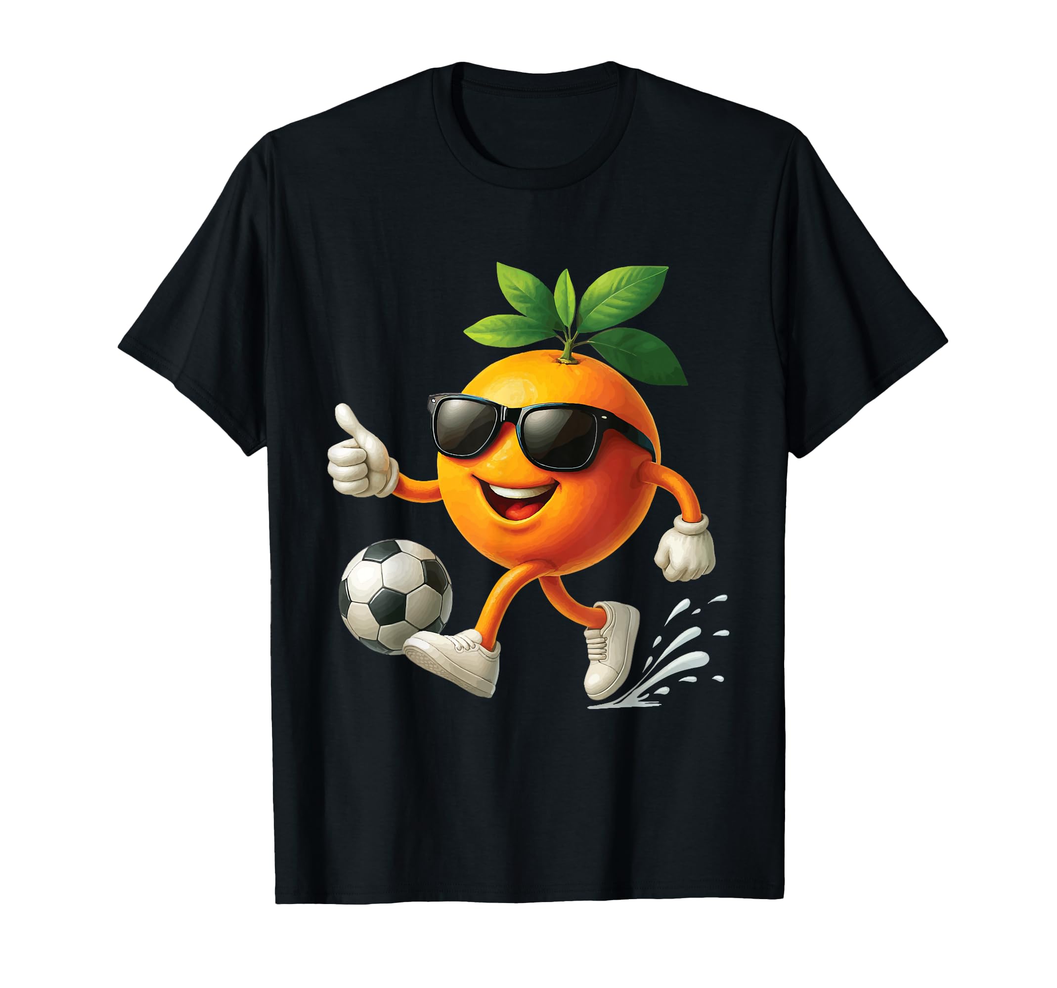 Orange Soccer T-Shirt - Aesthetic Graphic Unisex - T-Shirt, Sweatshirt, Hoodie