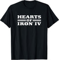 Hearts of Iron IV logo white Strategy Game - Adult & Kids T-Shirts, Sweatshirts & Hoodies apparel design preview 1
