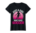Just Who Loves Soccer Soccer T-Shirt - Casual Everyday Wear Men Women - T-Shirt, Sweatshirt, Hoodie