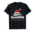 Merry Family Matching Santa Hat T-Shirt - Aesthetic Graphic for Adults - T-Shirt, Sweatshirt, Hoodie