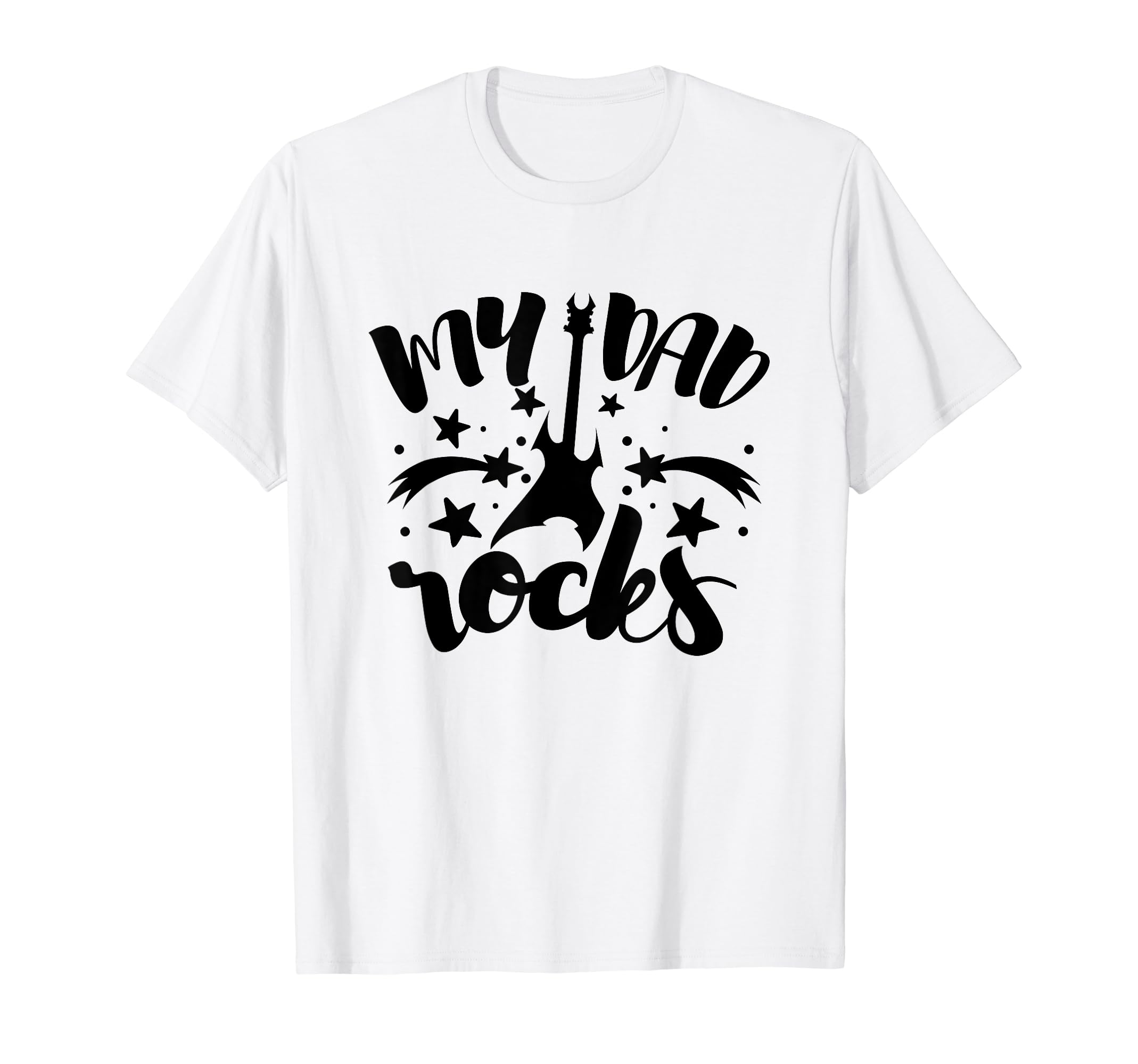 My Dad Rocks Guitar Musician Fathers T-Shirt - Aesthetic Graphic Men Women - T-Shirt, Sweatshirt, Hoodie